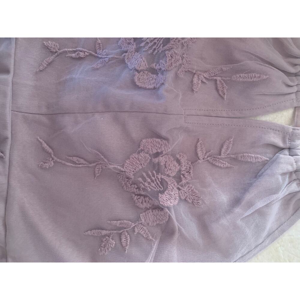 American Eagle womens medium new purple crop top tank fairy - Picture 3 of 9